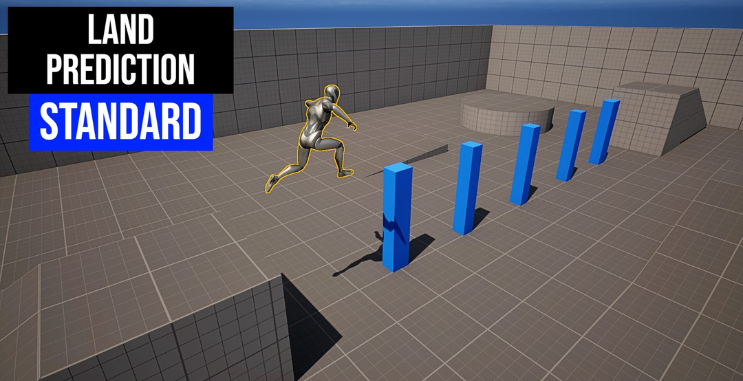 Jump with Land Prediction